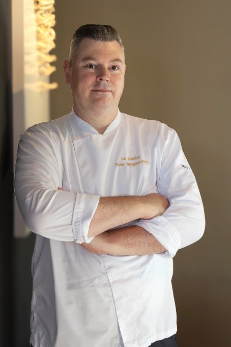 Chef Peter Vangenechten van La Belle Geel Chef Peter Vangenechten van La Belle Geel