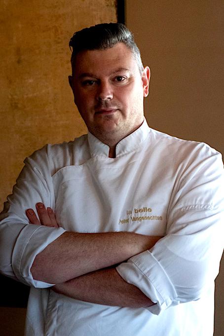 Chef Peter Vangenechten van La Belle Geel Chef Peter Vangenechten van La Belle Geel